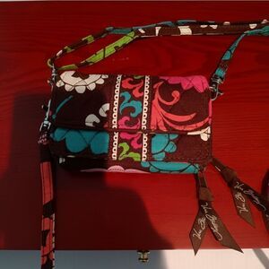 💯🔥Vera Bradley ALL IN ONE CROSSBODY BAG W/LANYARD STRAP🔥